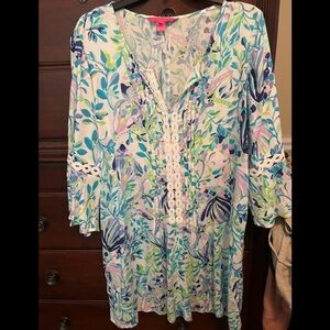 Lilly Pulitzer Multicolor Floral Midi Dress